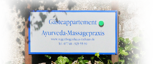 Regenbogenhaus Rothaus - Gästeappartements und Ayurveda Massagepraxis